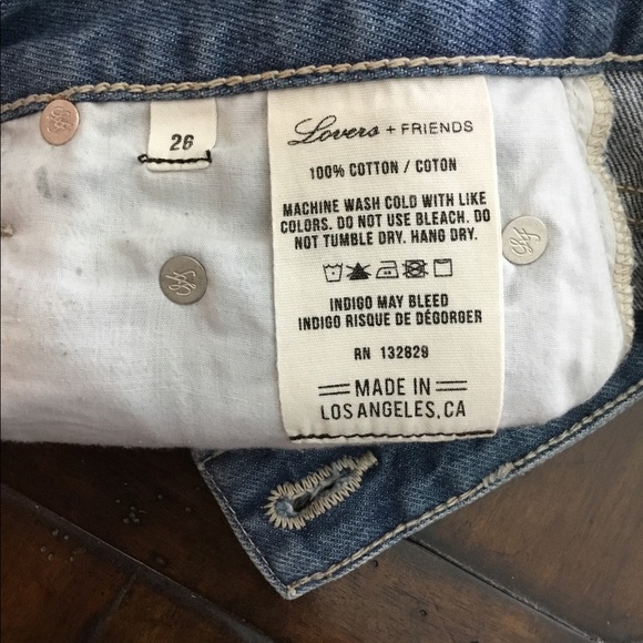 ❤️ LOVERS + FRIENDS SHORTS SIZE 26 - Picture 8 of 9